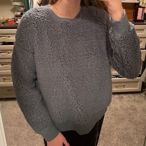 Gray Fleece Sweater